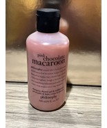 Philosophy Pink Chocolate Macaroon Shampoo Shower Gel and Bubble Bath 6O... - £11.79 GBP