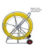 12mm/820ft Fish Tape Fiberglass Wire Cable Running Puller with Cage&amp;Whee... - $799.00