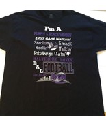 BALTIMORE FAN FOOTBALL SHIRT Novelty Tee NWOT Unisex Size 2 XL - $355.42 MXN