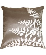 Pillow Decor - Gray with White Bold Fern Throw Pillow (KB1-0009-01-20) - £23.66 GBP