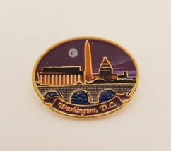 Washington DC Enamel Lapel Pin Travel Souvenir Traub Co. Inc. Monuments - £15.09 GBP