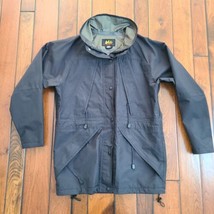 Vtg REI Women&#39;s THAW Gore-Tex Outdoor Waterproof Rain Coat Jacket NAVY Size 10 - £38.96 GBP