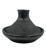 Tajine Tagine Tajin Diameter 11&quot; Hight 8&quot; Black Clay 100% Handmade in La... - £70.53 GBP
