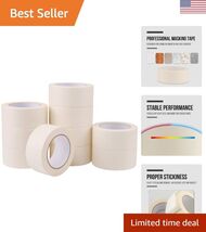 Wide Masking Tape 2 inches, 10 Pack General Purpose Masking Tape Bulk Mu... - $68.29
