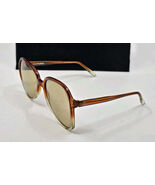 Vintage Corning 2046M Amber Oval Large Sunglasses Made In Korea - $552.86 MXN