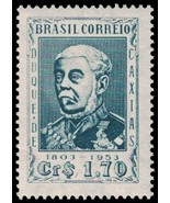 1953 BRAZIL Stamp - 150th Anniversary Duke of Caxais, 1.70Cr B96 - $1.49