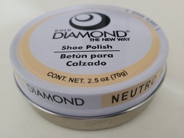 Diamond Jumbo Neutral Shoe Polish Cream 2.5 oz (70g) - £7.75 GBP
