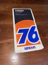1970, Union Oil 76, Street Map of Fresno Southern Section, by Rand McNally - £6.03 GBP