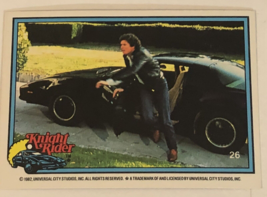 Knight Rider Trading Card 1982  #26 David Hasselhoff - £1.54 GBP