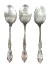 Oneida Galveston 3 Oval Place Spoon Floral Embossed Stainless Profile - £3.97 GBP
