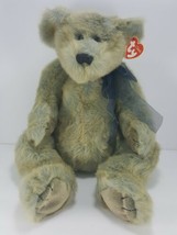 Ty Classics 1999 Belvedere Plush Teddy Bear 16&quot; Plush Neck Bow Ribbon With Tag - $16.92