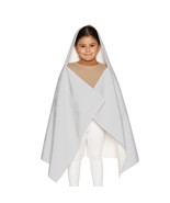 Kids Youth Hooded Towel-Inspirational Black and White Mountain Print - £38.09 GBP