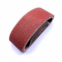 Sanding Belts, Aluminum Oxide 10 Pack (3x18 Inch) 0 60 80 100 120... - $9.78