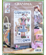 Design Works Counted Cross Stitch Kit Grandma 8820 8&quot; x 14&quot; Spoiling My ... - $12.86