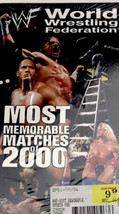 Wwf Most Memorable Matches Of 2000 Vintage Brand New Sealed Vhs Wrestling Tape - £15.80 GBP