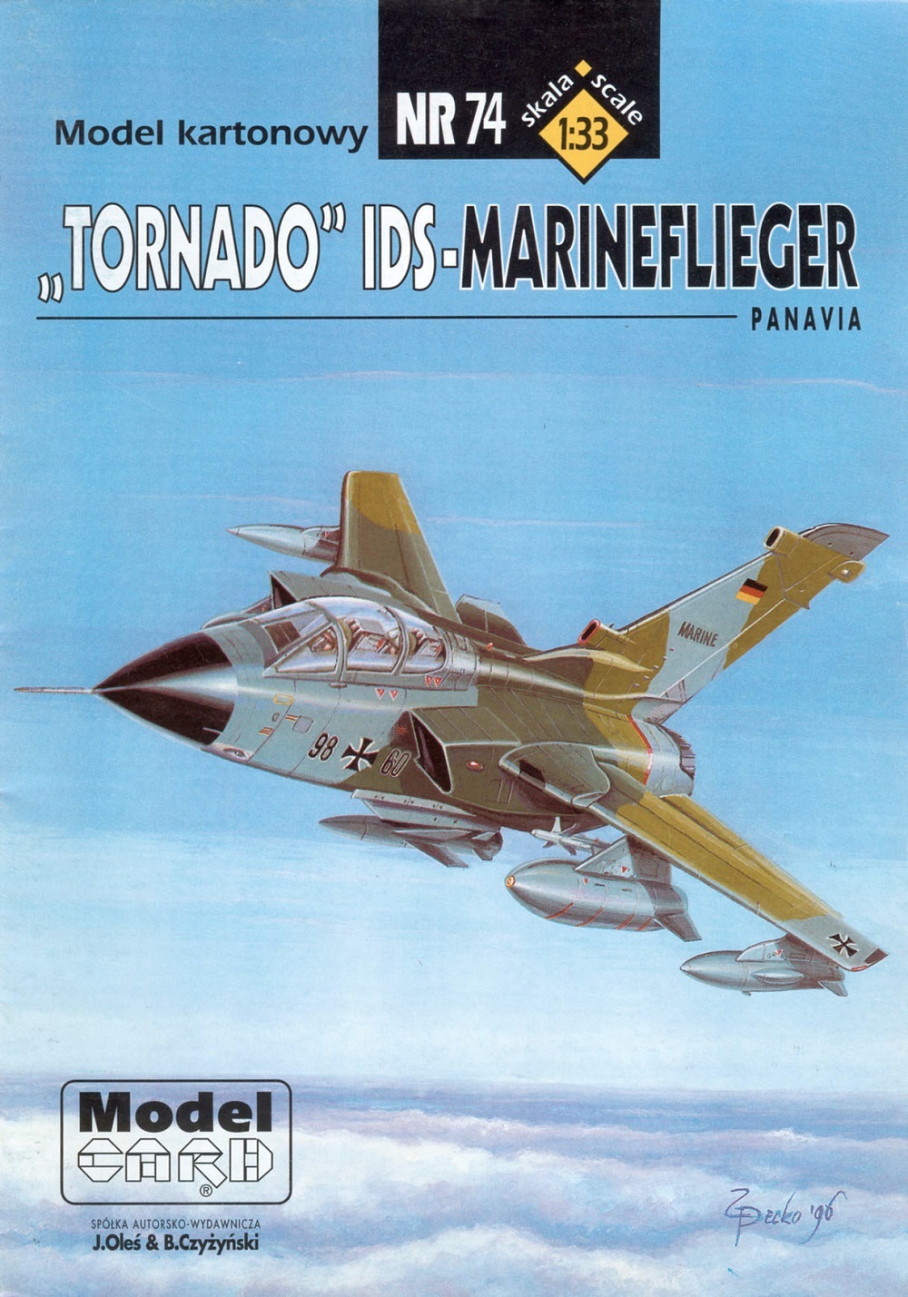 INSTANT Download. Paper Craft - TORNADO IDS-Marineflieger (Scale 1:33)