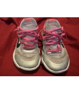Nike Flex Experience 4 GS Youth 7Y (Women’s 8.5) Gray Pink Running Shoes - $23.95