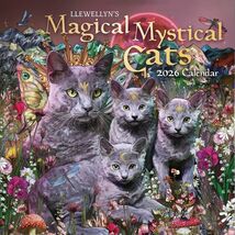 Llewellyn&#39;s 2026 Magical Mystical Cats Wall Calendar! - $22.24 CAD