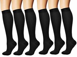 MojaSports Graduated Compression Socks (6 Pair) Athletic Medical Use for Men Wom - £27.84 GBP
