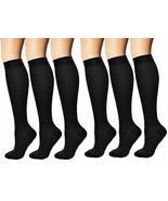 MojaSports Graduated Compression Socks (6 Pair) Athletic Medical Use for... - £27.28 GBP