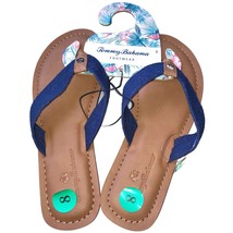TOMMY BAHAMA Womens Logo Flip Flops - Beach Sandals Flower Charm 7/8/9 - £17.77 GBP
