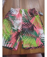 City Streets Boys Size Medium 10/12 Bathing Suit Shorts Palm Leaves - $19.80