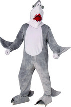 Forum Novelties Men&#39;s Chomper The Shark Plush Mascot Costume, Gray, One Size - £170.45 GBP