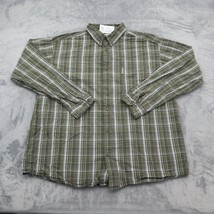 Columbia Shirt Mens XL Green Sportswear Button Up Long Sleeve Collared Top - £20.22 GBP