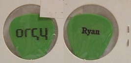 ORGY - VINTAGE OLD RYAN SHUCK CONCERT TOUR GUITAR PICK - $10.00