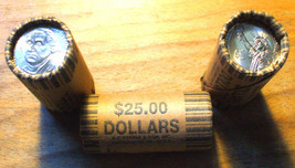 2007-P Uncirculated $25. George Washington Dollar Roll - $25. Coin Roll - £30.26 GBP