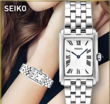 Seiko Essential SWR083, White Dial, Women&#39;s 22.2MM (M. Warranty &amp; Fedex 2 Day) - £234.88 GBP