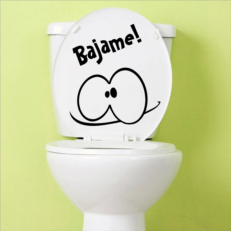 House Home Novelty A Funny TAet Seat Decals Bathroom Decor , Spanish TAet Seat S - £19.98 GBP