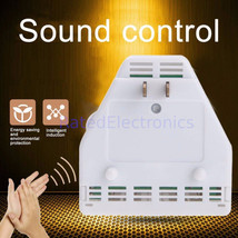 Convenient Sound activated Clap On/Off Light Switch Wall Socket Outlet A... - £12.78 GBP