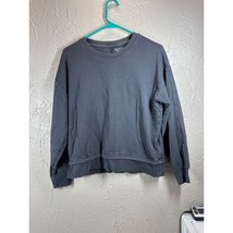 ATHLETA Charcoal Gray Pullover Sweatshirt Womens Oversized Size XS - $371.56 MXN