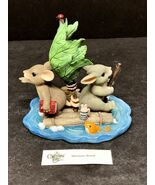 Charming Tails &quot;ADVENTURE BOUND&quot; 83/100 FITZ &amp; FLOYD Raft Mouse Figurine... - €54,30 EUR