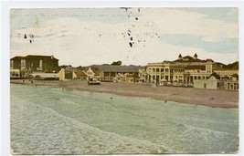 Bath House &amp; Hotel Virginia at Long Beach California Postcard 1914 - £9.38 GBP