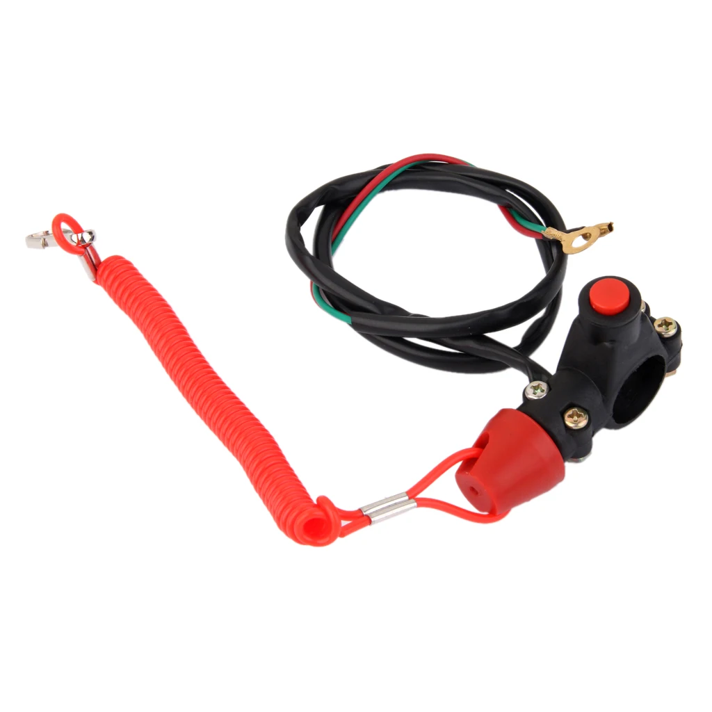 Universal Engine Stop Kill Tether Switch for ATV Racing Emergency - 70cm Tethe - £14.20 GBP