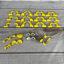 Hasbro Cootie Board Game Replacement Pieces Feet Eyes Ears Mouths Yellow - £7.86 GBP