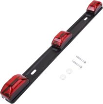 HHCSOP Red LED Marker Bar 3-Light Trailer ID Bar - $13.85