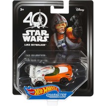 Hot Wheels Star Wars Carships 40th Anniversary Luke Skywalker New - $12.27