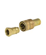 Apache 39041400 1/2&quot; Quick Coupler Two-Way Sleeve with Ball Valve Set Hy... - $67.97