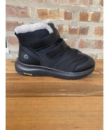 Fitville Mens Black Comfort Fur Lined Winter Boots Size 10.5 Wide  - £26.46 GBP