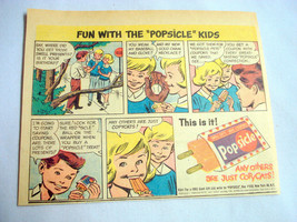 1972 Popsicle Color Ad Fun With the Popsicle Twins - $7.99