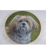 Lhasa Apsos Collector Plate Adorable Patricia Bourque Danbury Mint Vintage - $25.45 CAD