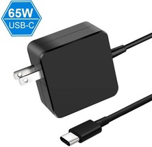 Usb-C Laptop Charger 65W Type C For Dell Xps 12 9250 13 9350 Latitude 12 13 7370 - £18.02 GBP