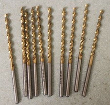 #30 Tin Coated Fast Spirel Drill Bit Pack Of 10 Usa - $9.90