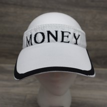 COG Hat Mens Adjustable Elastic Stretch Casual Visor MONEY White Black - £10.76 GBP