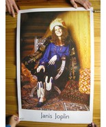 Janis Joplin Poster Assis Dans Chaise Grand Chapeau - €119,50 EUR