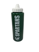 Michigan Spartans Green White Sideline Squeezable Water Bottle, 32oz  NWT - £8.82 GBP