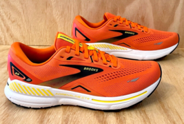 Brooks Adrenaline GTS 23 Men’s Size 8 Running Shoes Red Orange/Black/Yellow - $108.90